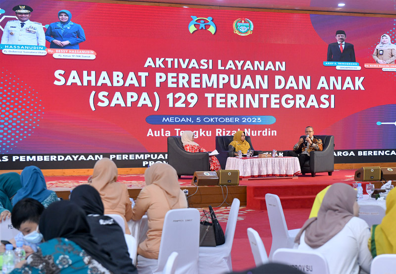 Pemprov Aktivasi Layanan SAPA 129 Terintegrasi Masyarakat Sumut Lebih ...