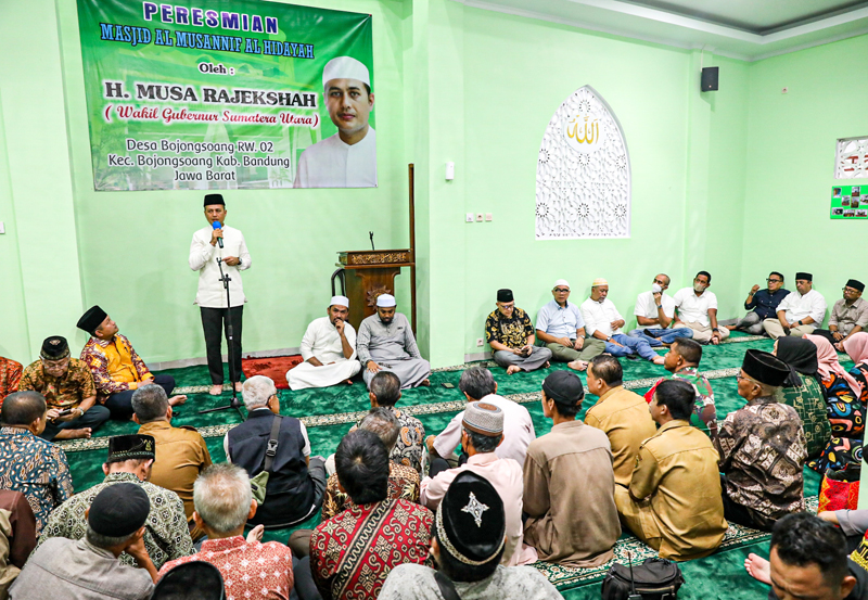 Musa Rajekshah Resmikan Masjid Al Musannif Ke 29 Di Bojongsoang Bandung Pemerintah Provinsi 