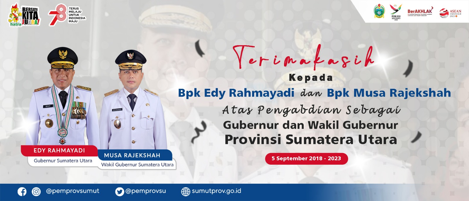 Pengumuman - Pemerintah Provinsi Sumatera Utara